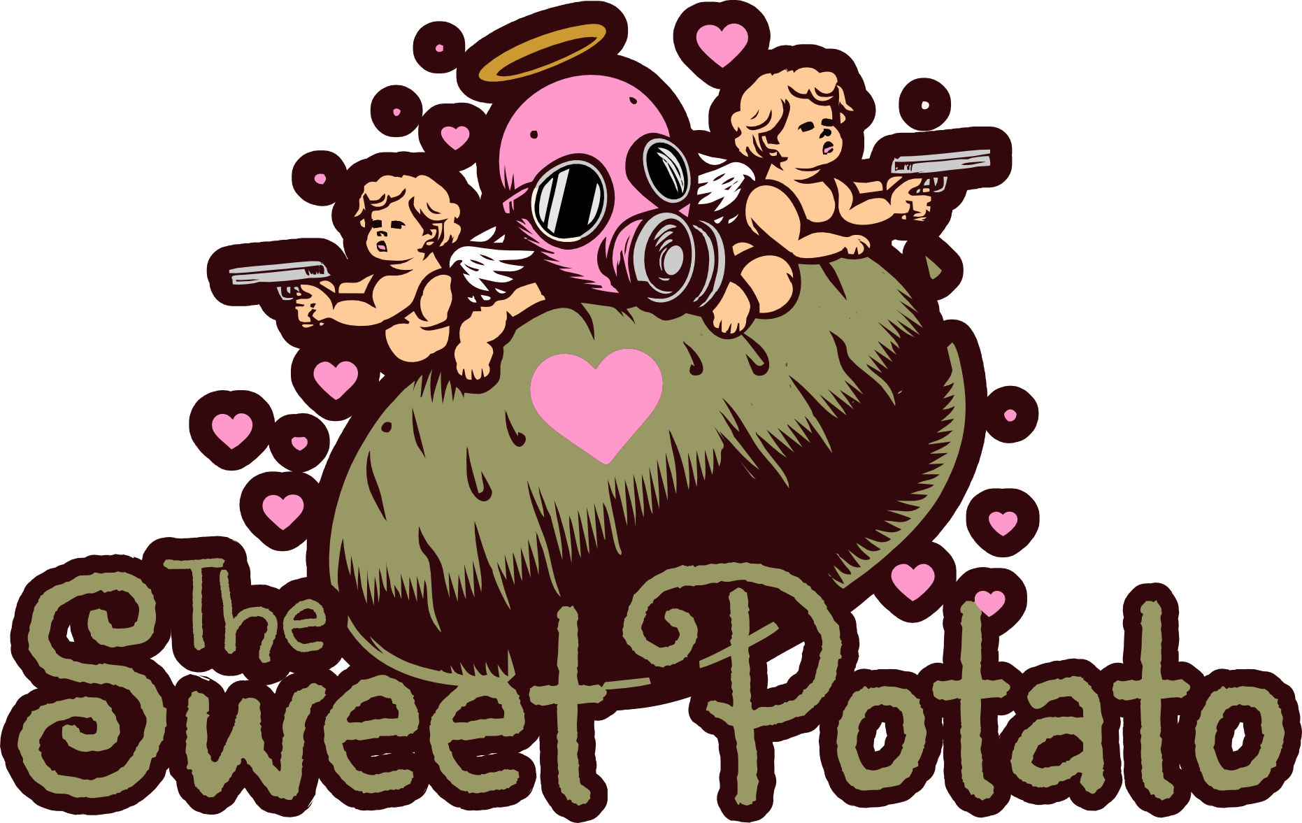 Logo for The Sweet Potato, a Fallout 76 camp build by Baked Potatie.