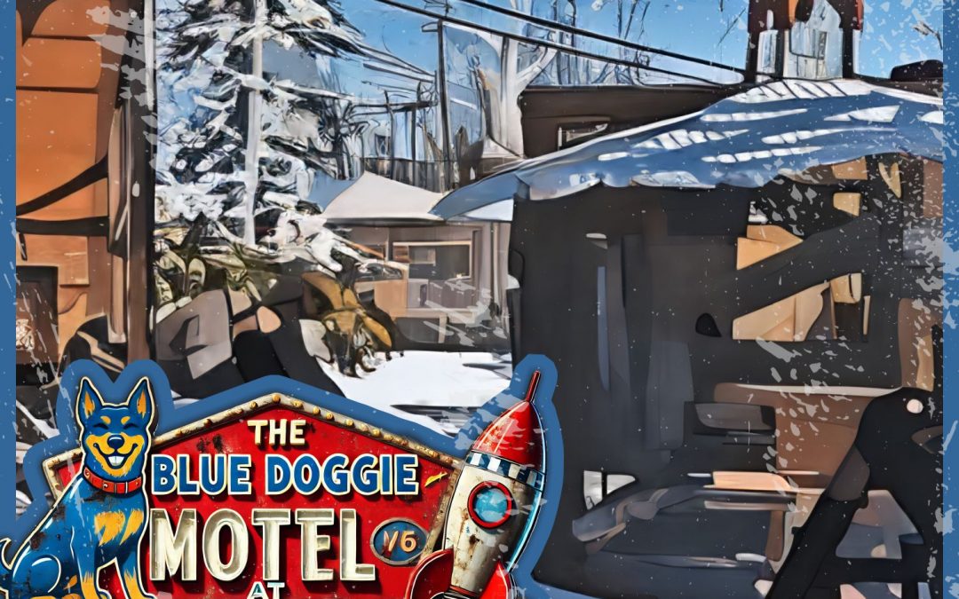 Blue Doggie Motel at Red Rocket