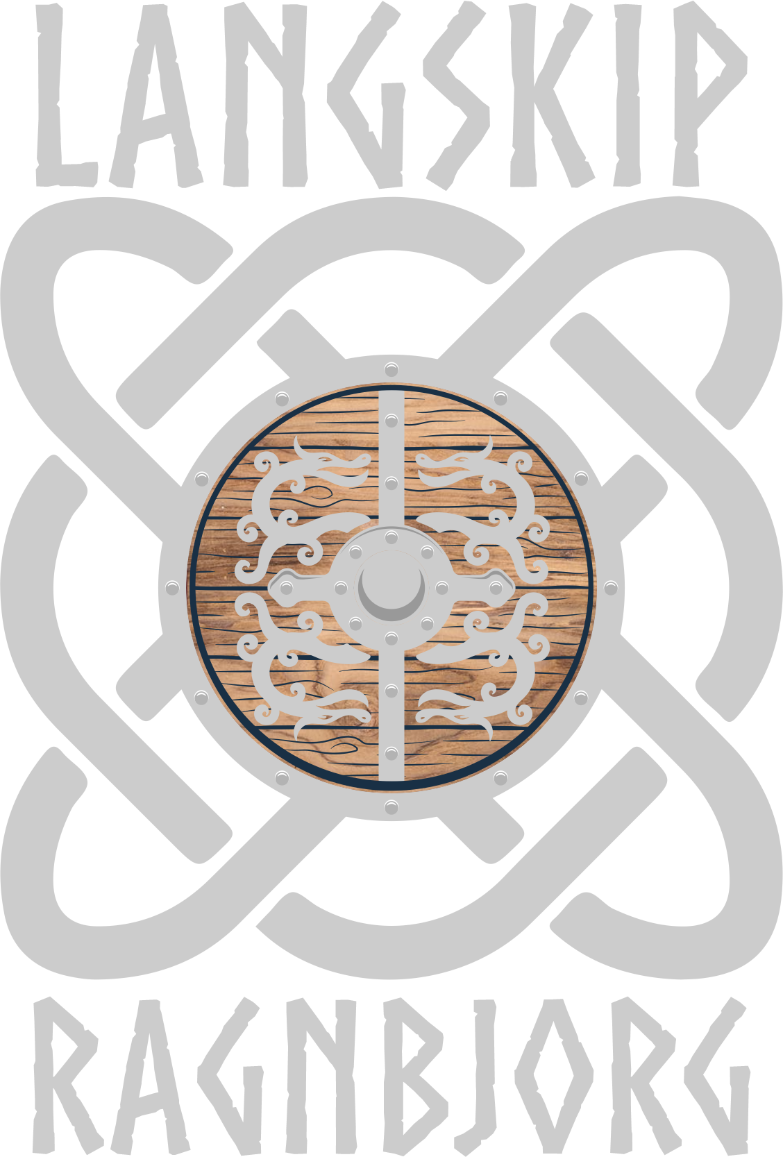 Logo for Langskip Ragnborg, a Fallout 76 build by Cookie Dough.