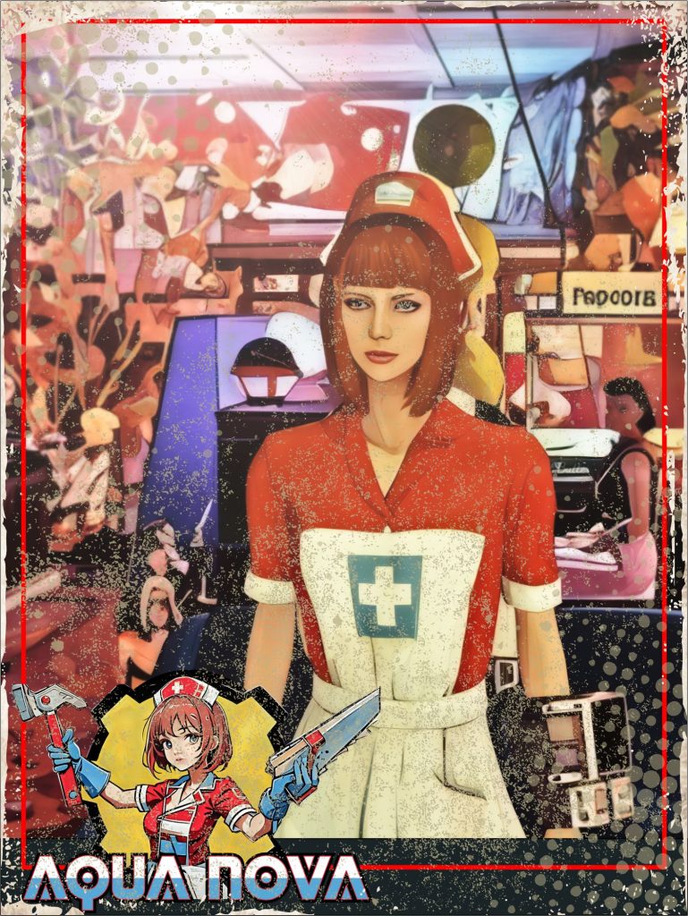 Promotional poster for Fallout 76 camp builder Aqua Nova.