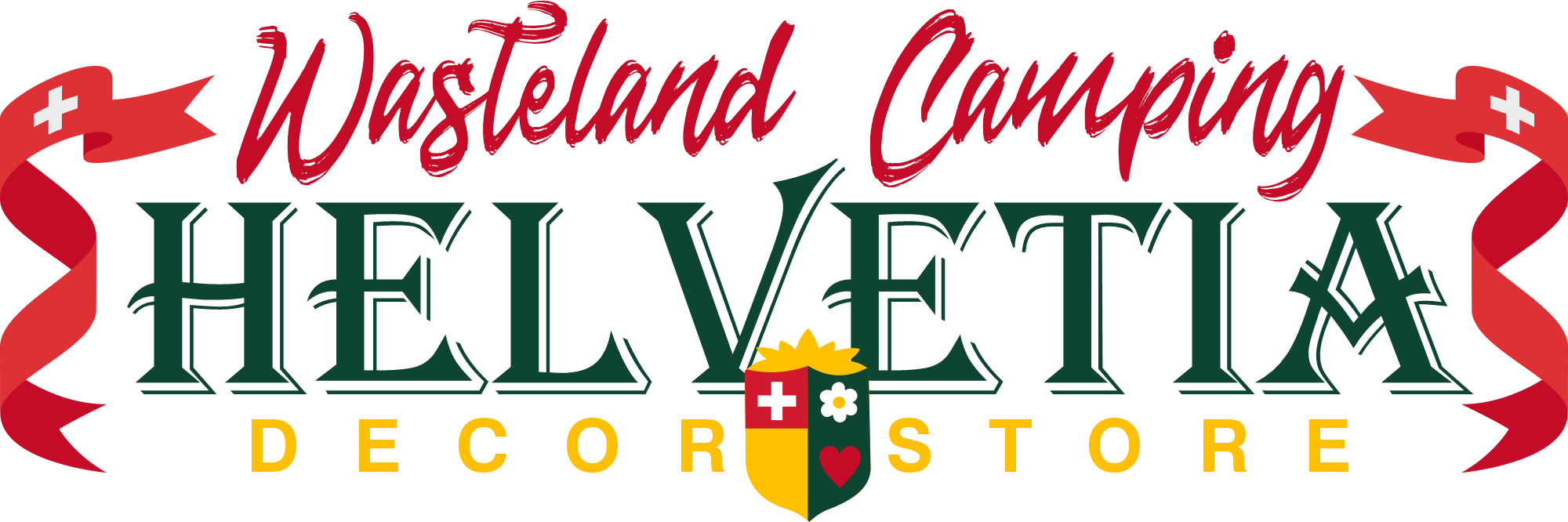 Logo for Helvetia Decor Store, a camp build by Camping Kip.