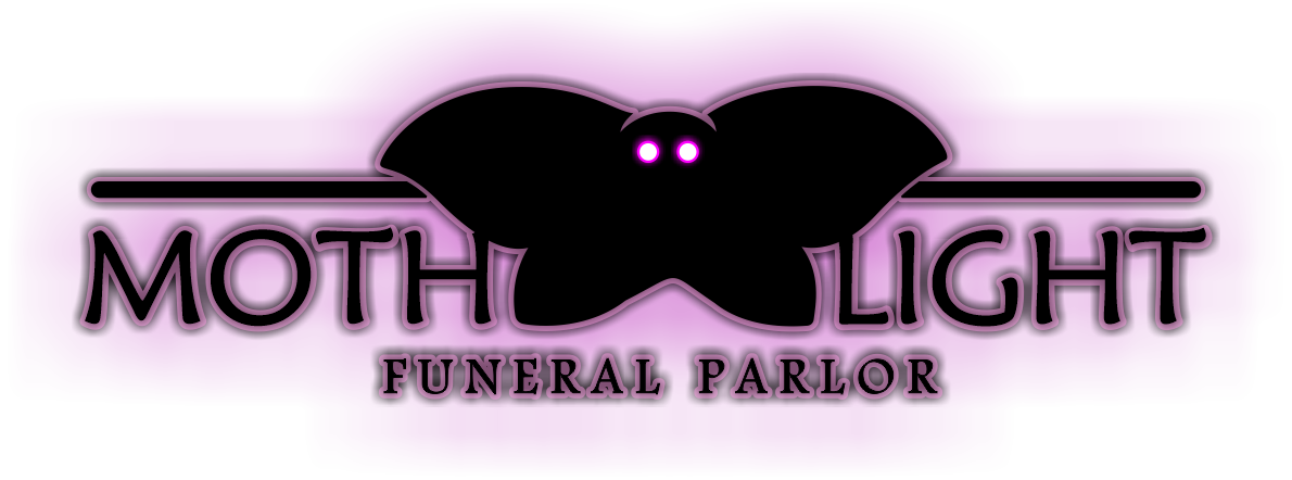 Logo for Fallout 76 funeral home camp build by Dumplin Head.
