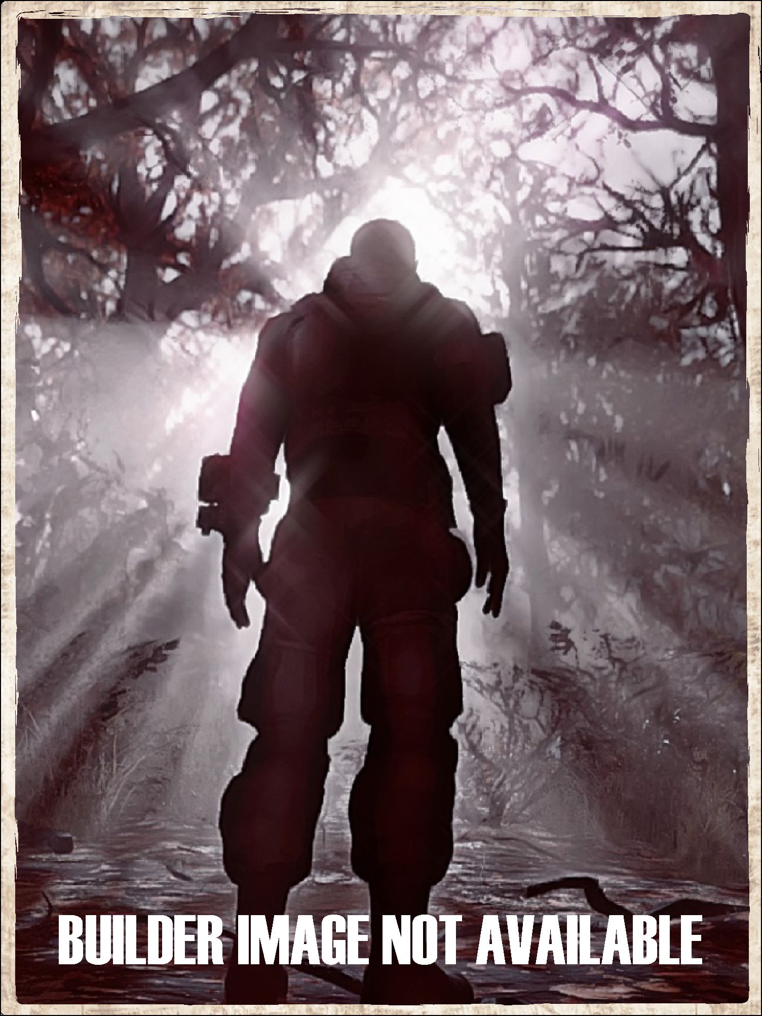 Promotional poster for Dumplin Head, a Fallout 76 camp builder.