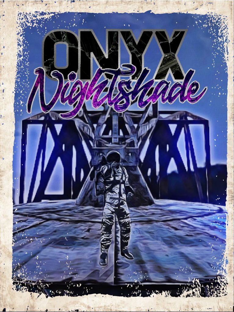 Poster for Onyx Nightshade, a camp builder in the Fallout 76 game.