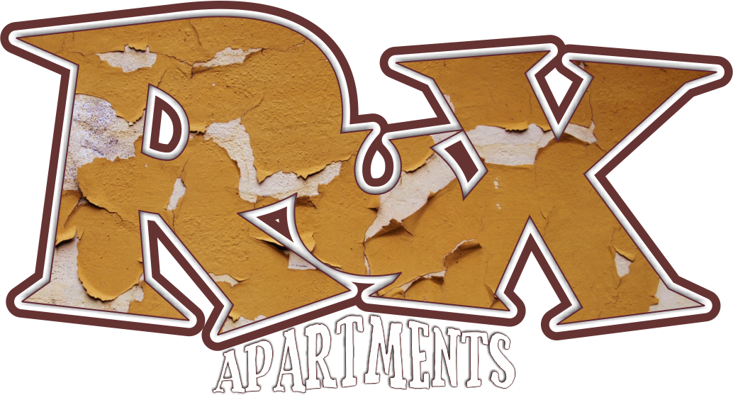 Logo for Fallout 76 camp build, Rux Apartments.