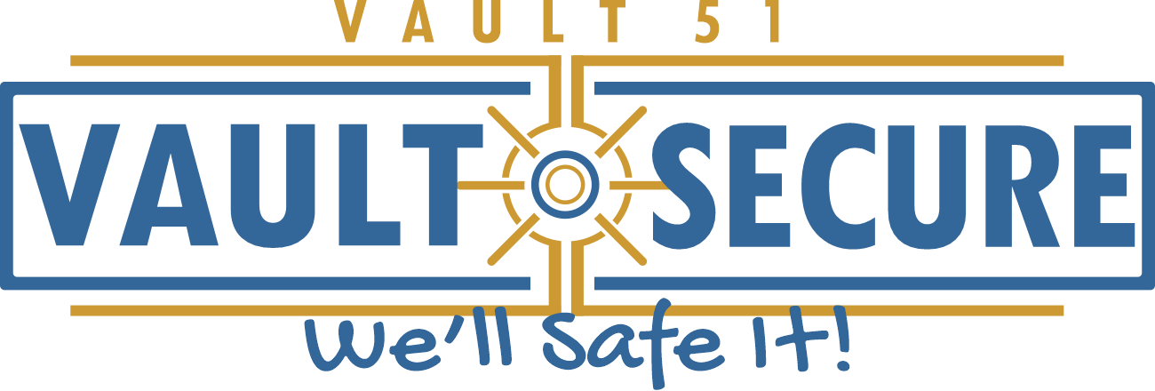 Vault Secture - Vault 51 Logo Logo for Vault Secure at Vault 51.