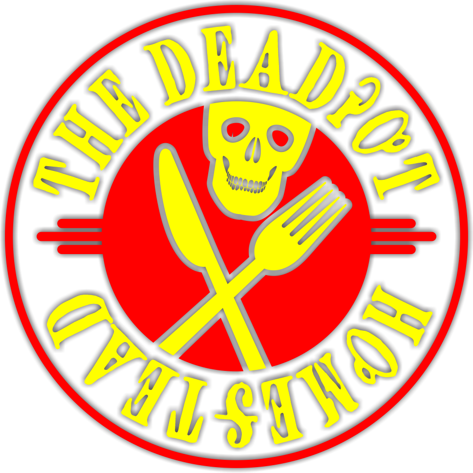 Logo for The Deadpot Homestead, a Fallout 76 trap camp build by Cursed The Trapper.