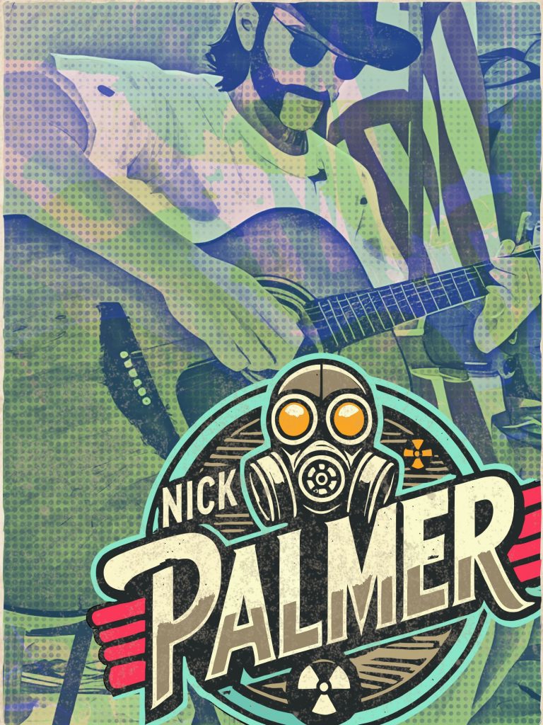Promotional poster for Fallout 76 camp build Nick Palmer.