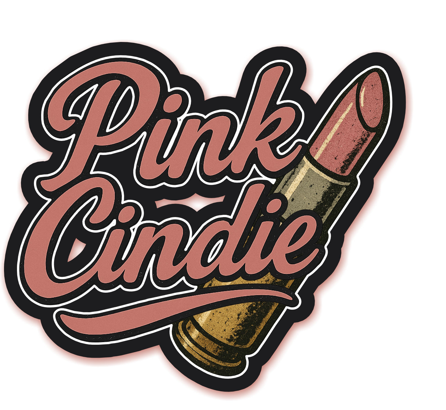 Pink Cindie Logo Logo for wasteland builder Pink Cindie.