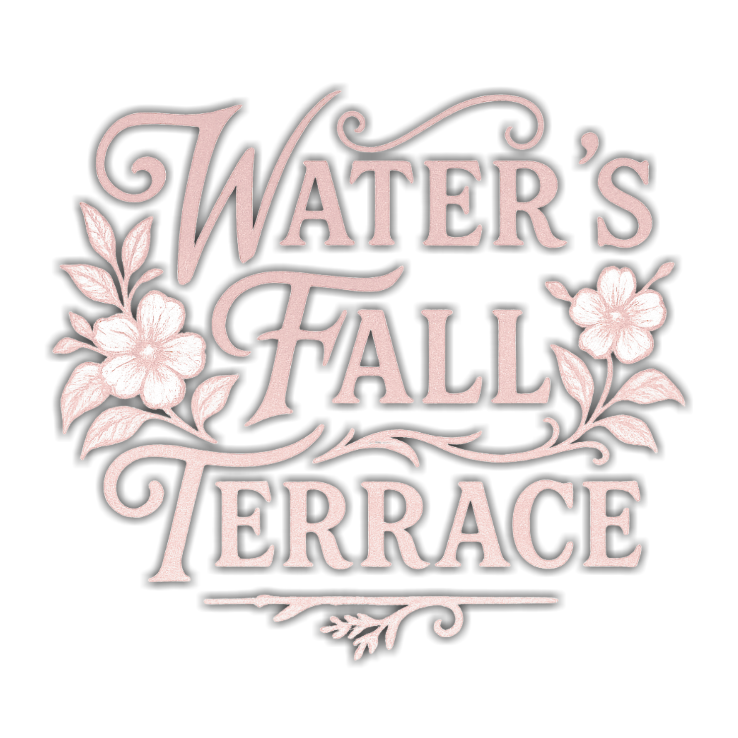 Logo for Water's Fall Terrace, a Fallout 76 camp build in the Mire in Fallout 76.