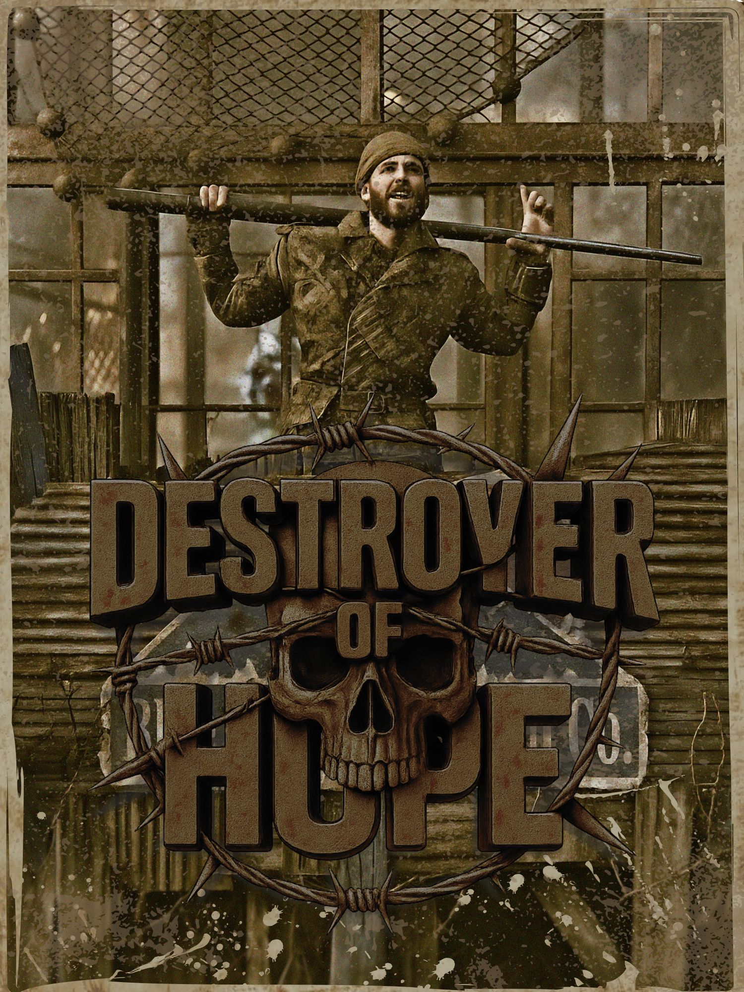 Promo poster for Fallout 76 ghoul raider builder.