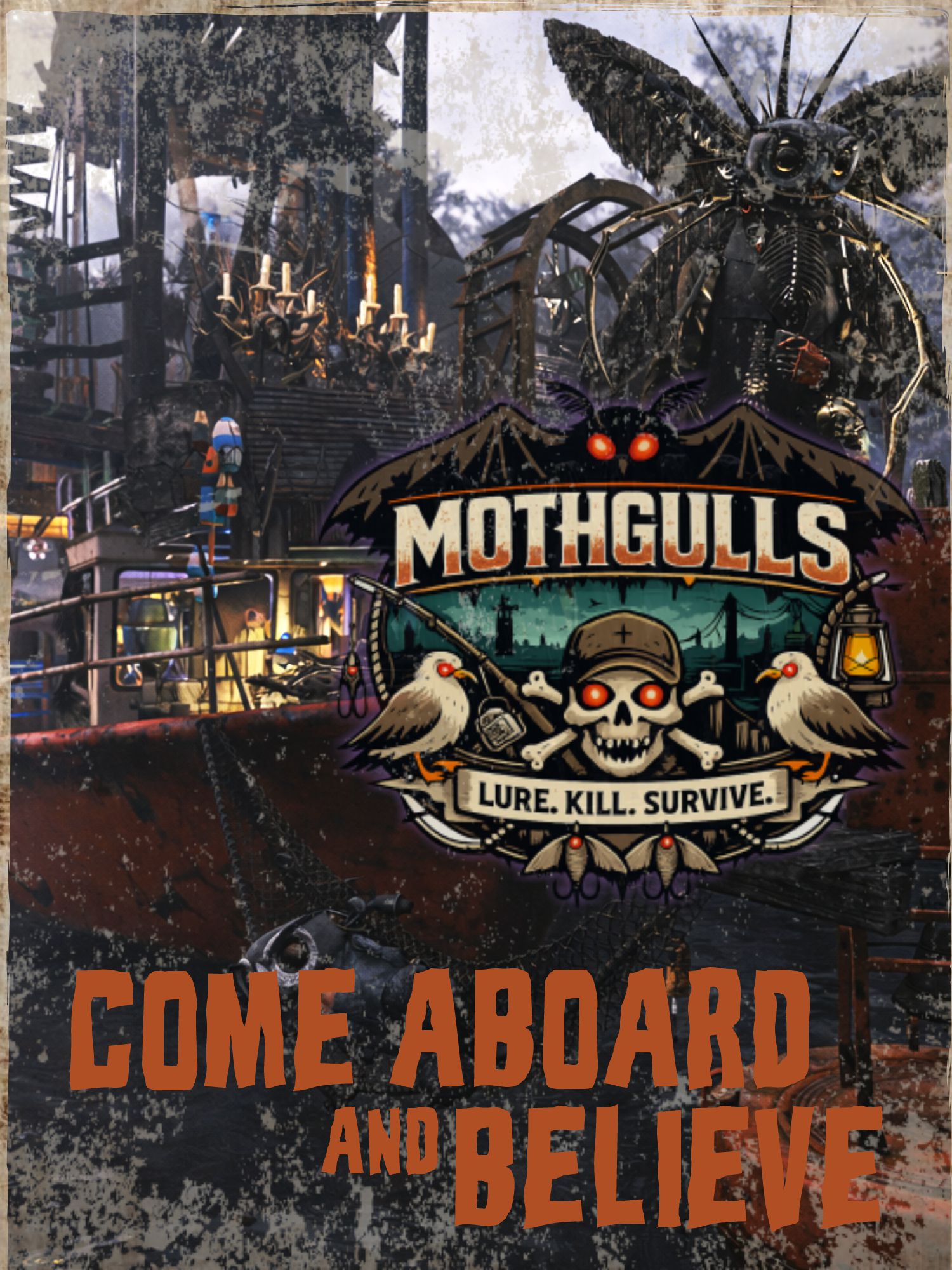 Mothgulls-Poster-T Poster for Mothgulls, a fallout76 camp build by Bubble of Doom.