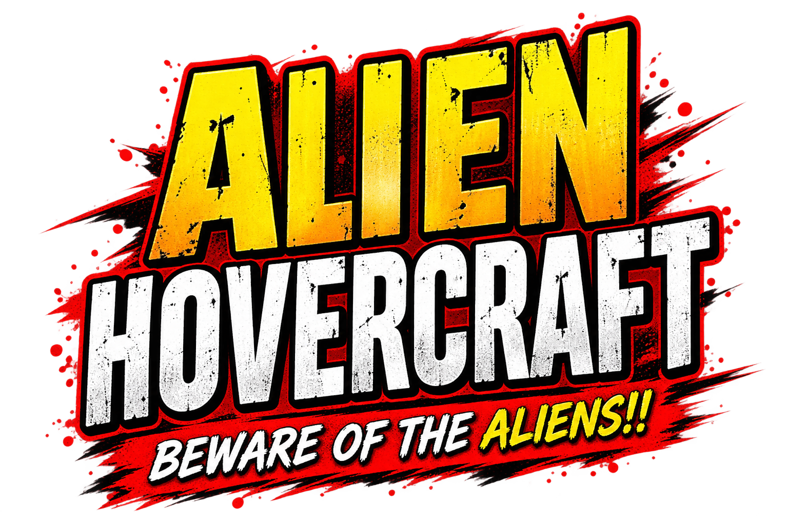 Logo for Alien Hovercraft, a Fallout 76 camp build by Deviant Cat.