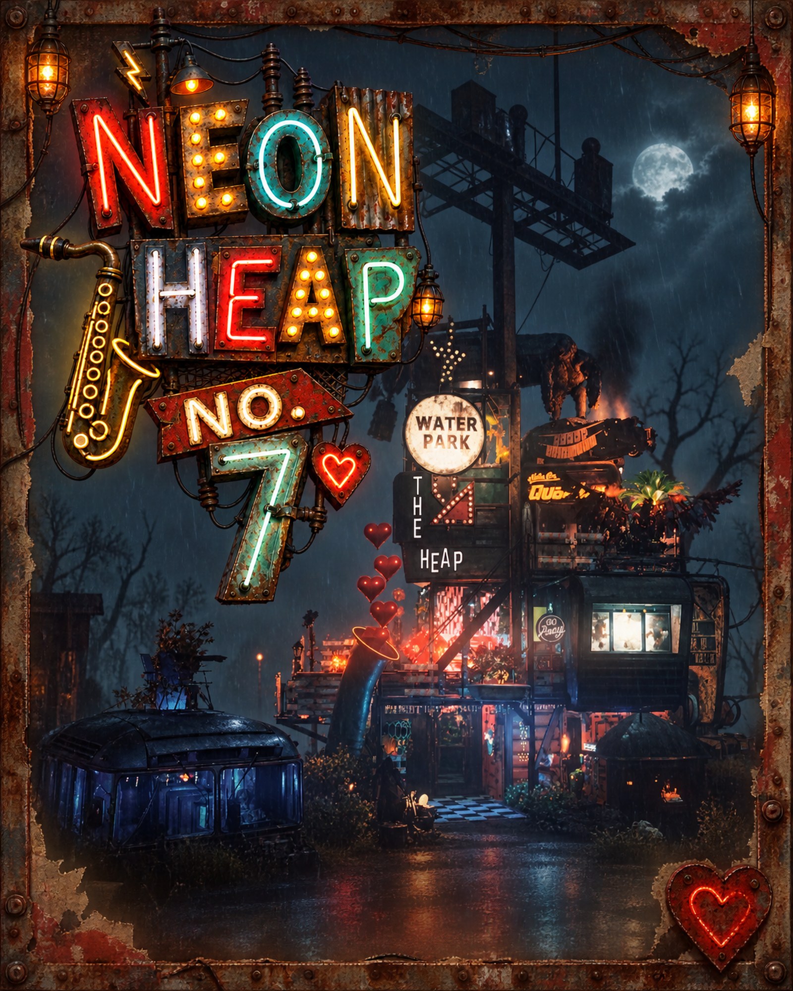 Neon Heap No. 7