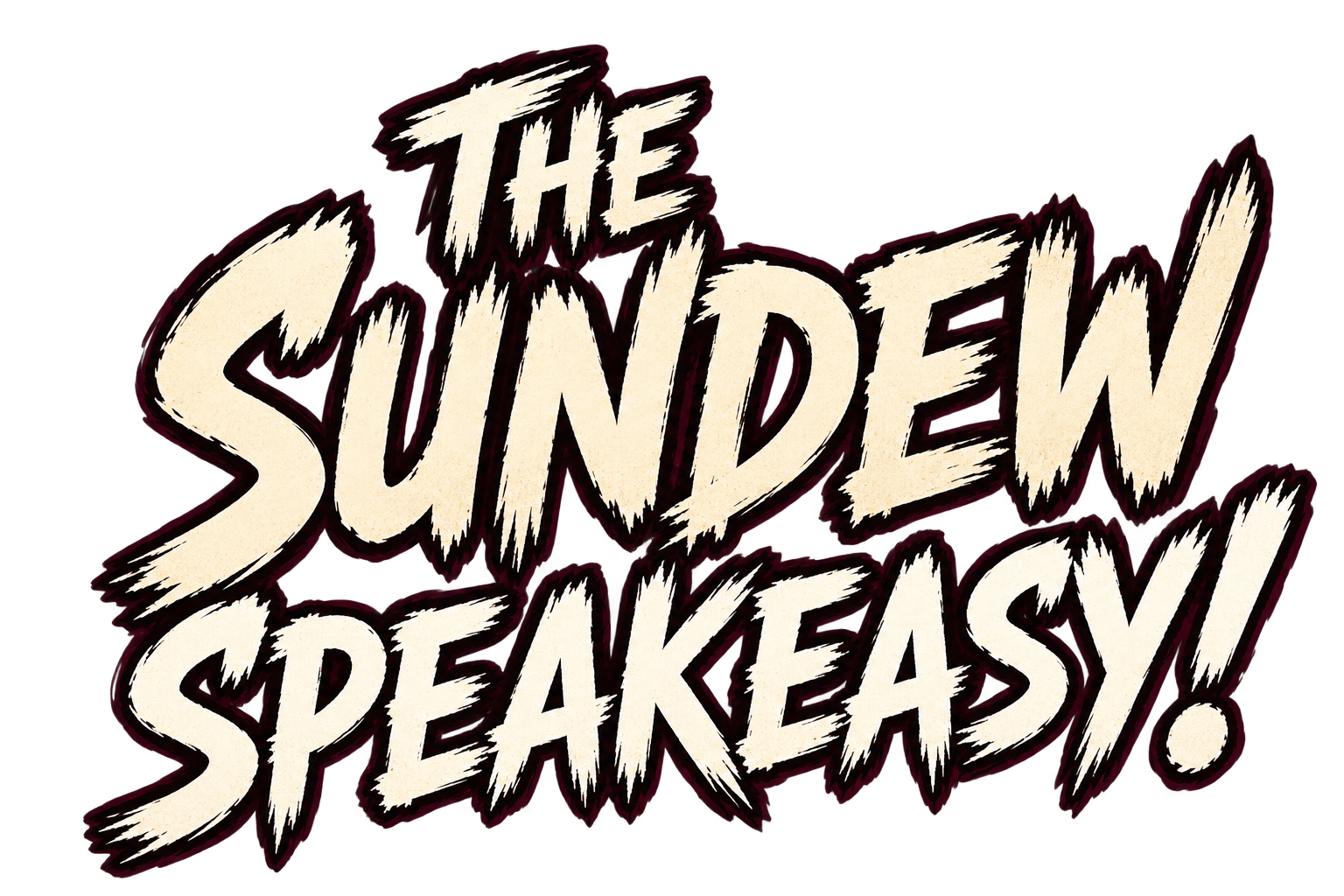 Logo for The Sundew Speakeasy, a Fallout 76 camp build by Deviant Cat.