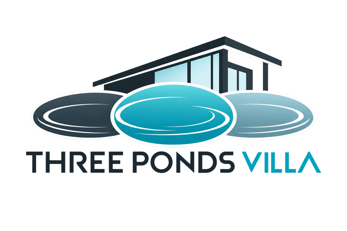 Logo for Three Ponds Villa, a Fallout 76 camp build by Chicken Bone.