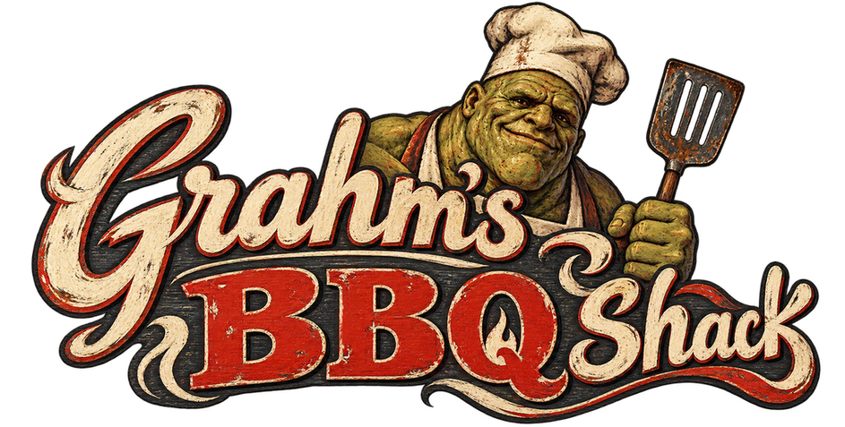 Grahm’s BBQ Shack logo by Nuka Megs