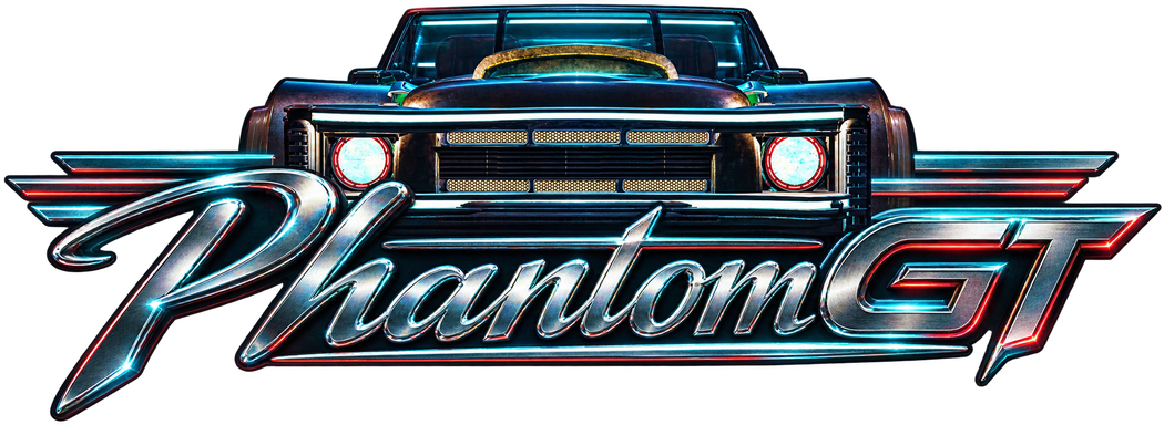 Logo for Phantom GT, a Fallout 76 camp build by Rad Rux.