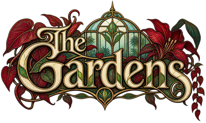 The Gardens logo by Nuka Megs