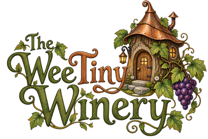 The Wee Tiny Winery logo by Deviant Cat